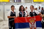 The representative of Serbia in wrestling, Zurab Datunashvili, the winner of the bronze Olympic medal at the Games in Tokyo, arrived in Serbia and on that occasion, a press conference was held at the Nikola Tesla Airport.Reprezentativac Srbije u rv
