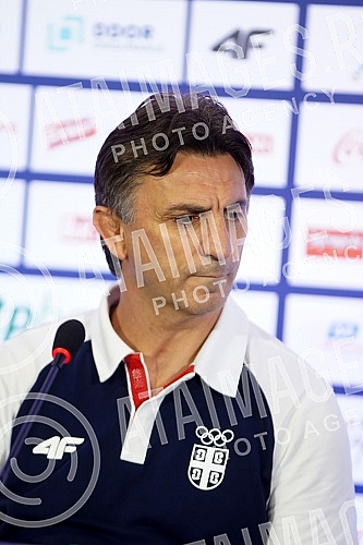 The representative of Serbia in wrestling, Zurab Datunashvili, the winner of the bronze Olympic medal at the Games in Tokyo, arrived in Serbia and on that occasion, a press conference was held at the Nikola Tesla Airport.Reprezentativac Srbije u rv