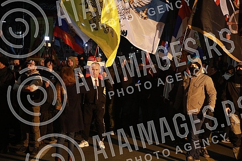 A rally in support of Russia called 