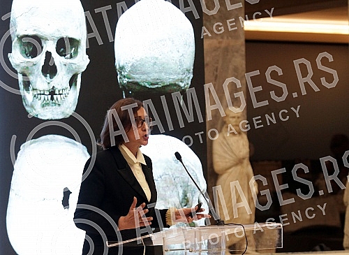 The prehistoric MetaHuman man, who really lived 10,000 years ago in Lepenski vir, was presented at the National Museum, after the world premiere of the global innovation from Serbia at Expo 2020 Dubai, on December 16, 2021.Praistorijski MetaHuman c