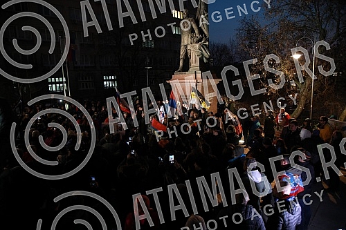 A rally in support of Russia called 