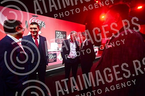 On its way through numerous countries of the world, the FIFA World Cupâ¢ Trophy Tour by Coca-Cola is staying in Belgrade, and on that occasion a press conference was organized in the BelExpo center with the presence of world and domestic football le