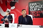 On its way through numerous countries of the world, the FIFA World Cupâ¢ Trophy Tour by Coca-Cola is staying in Belgrade, and on that occasion a press conference was organized in the BelExpo center with the presence of world and domestic football le