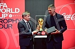 On its way through numerous countries of the world, the FIFA World Cupâ¢ Trophy Tour by Coca-Cola is staying in Belgrade, and on that occasion a press conference was organized in the BelExpo center with the presence of world and domestic football le