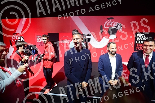 On its way through numerous countries of the world, the FIFA World Cupâ¢ Trophy Tour by Coca-Cola is staying in Belgrade, and on that occasion a press conference was organized in the BelExpo center with the presence of world and domestic football le