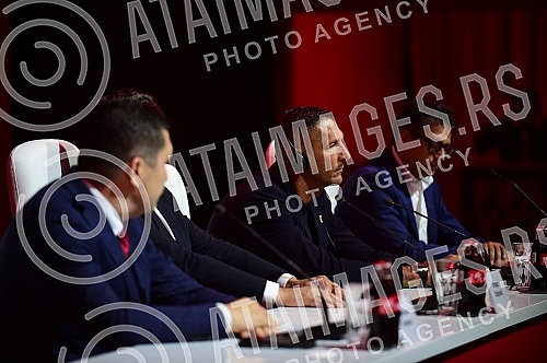On its way through numerous countries of the world, the FIFA World Cupâ¢ Trophy Tour by Coca-Cola is staying in Belgrade, and on that occasion a press conference was organized in the BelExpo center with the presence of world and domestic football le