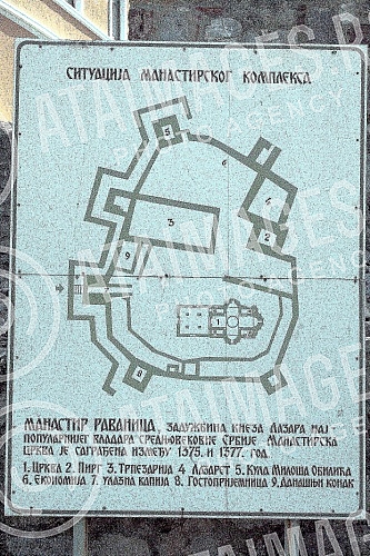The Ravanica Monastery is located at the foot of the Kucajski Mountains, next to the village of Senje near Cuprija. Ravanica is the endowment of Prince Lazar, who died in the battle of Kosovo on Vidovdan, June 28, 1389.Manastir Ravanica nalazi se u