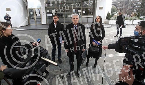 The trial of Andrej Vucic, the brother of Serbian president Aleksandar Vucic, against the vice president of the People's party and politician Miroslav Aleksic for the allegations he made earlier about 