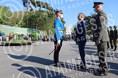 The two-day celebration of the Day of Victory over Fascism in the Second World War - May 9, began with the firing of honorary platoons of the Serbian Army from the Sava Terrace on Kalemegdan.Dvodnevno obelezavanja Dana pobede nad fasizmom u Drugom 