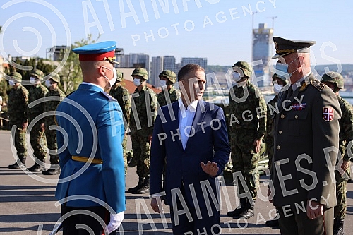 The two-day celebration of the Day of Victory over Fascism in the Second World War - May 9, began with the firing of honorary platoons of the Serbian Army from the Sava Terrace on Kalemegdan.Dvodnevno obelezavanja Dana pobede nad fasizmom u Drugom 