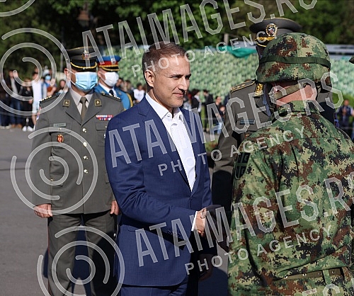The two-day celebration of the Day of Victory over Fascism in the Second World War - May 9, began with the firing of honorary platoons of the Serbian Army from the Sava Terrace on Kalemegdan.Dvodnevno obelezavanja Dana pobede nad fasizmom u Drugom 