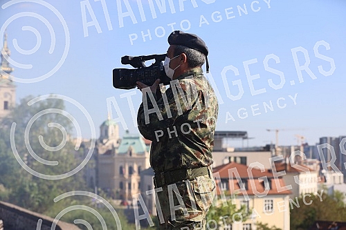 The two-day celebration of the Day of Victory over Fascism in the Second World War - May 9, began with the firing of honorary platoons of the Serbian Army from the Sava Terrace on Kalemegdan.Dvodnevno obelezavanja Dana pobede nad fasizmom u Drugom 