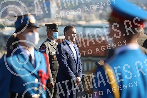 The two-day celebration of the Day of Victory over Fascism in the Second World War - May 9, began with the firing of honorary platoons of the Serbian Army from the Sava Terrace on Kalemegdan.Dvodnevno obelezavanja Dana pobede nad fasizmom u Drugom 