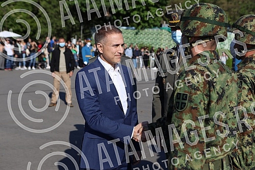 The two-day celebration of the Day of Victory over Fascism in the Second World War - May 9, began with the firing of honorary platoons of the Serbian Army from the Sava Terrace on Kalemegdan.Dvodnevno obelezavanja Dana pobede nad fasizmom u Drugom 