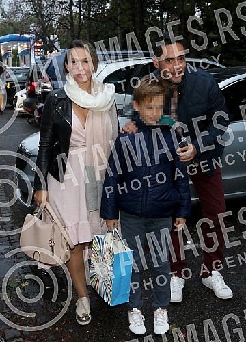 Celebration of the birth of Ana and Srna children by Zeljko Joksimovic and Jovana Joksimovic.Proslava rodjendana Ane i Srne dece Zeljka Joksimovica i Jovane Joksimovic.