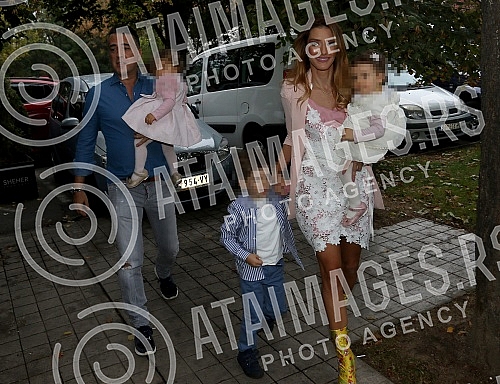 Celebration of the birth of Ana and Srna children by Zeljko Joksimovic and Jovana Joksimovic.Proslava rodjendana Ane i Srne dece Zeljka Joksimovica i Jovane Joksimovic.