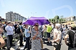 Workers of Kragujevac's Fiat blocked the highway near the Sava Center in Belgrade, as they announced because even after several rounds of negotiations they did not reach a solution with the Government of Serbia and the company on guarantees that ther