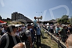 Workers of Kragujevac's Fiat blocked the highway near the Sava Center in Belgrade, as they announced because even after several rounds of negotiations they did not reach a solution with the Government of Serbia and the company on guarantees that ther