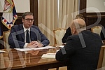 A meeting between President Aleksandar Vucic and the special envoy of the German government for the Western Balkans, Manuel Sarrazin, was held in the Presidency of Serbia.U Predsednistvu Srbije odrzan je sastanak predsednika Aleksandra Vucica sa sp