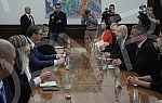 In the Presidency of Serbia, a meeting was held between President Aleksandar Vucic and the rapporteur of the European Parliament for Serbia, Vladimir Bilcik, and a member of the Delegation of the European Parliament's Committee for Stabilization and 