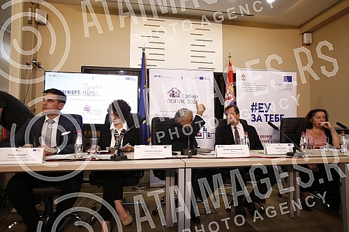 A press conference was held at the Republic Institute of Statistics on the occasion of the upcoming population census.U Republickom zavodu za statistiku odrzana je konferencija za novinare povodom predstojeceg popisa stanovnistva. 