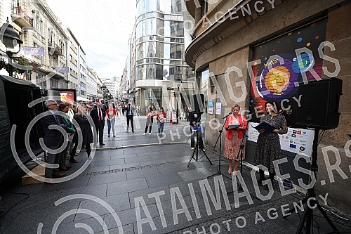The 13th European Night of Researchers was officially opened at the French Institute in Belgrade.13. Evropska noc istrazivaca svecano je otvorena  u Francuskom institutu u Beogradu.
