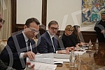 A meeting between President Aleksandar Vucic and the special envoy of the German government for the Western Balkans, Manuel Sarrazin, was held in the Presidency of Serbia.U Predsednistvu Srbije odrzan je sastanak predsednika Aleksandra Vucica sa sp