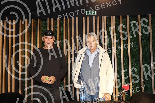 The press conference on the occasion of the 18th KIDS FESTA, with the Ambassador of the Festival, the writer Uros Petrovic, as well as with the special guest, Ljubivoje Rsumovic, was held in the club Lisbon, in the mts Dvorana.Konferencija za medij