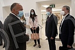 Minister of Education, Science and Technological Development Mladen Sarcevic visits the Faculty of Dentistry.Ministar prosvete,nauke i tehnoloskog razvoja Mladen Sarcevic u poseti Stomatoloskom fakultetu.