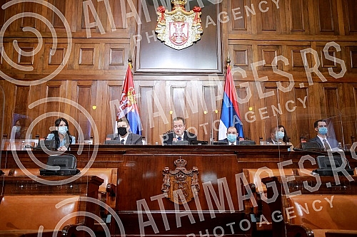 MPs elected Ivica Dacic as President of the Serbian Parliament.Narodni poslanici su izabrali Ivicu Dacica za predsednika Skupstine Srbije.