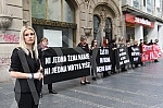 Autonomous Women's Center and Women in Black from Belgrade, in cooperation with member organizations of the Women Against Violence Network, organized a street action