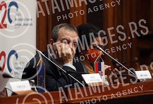 The symposium in the Assembly of Serbia marked the 20th anniversary of the Council of Europe Office in Belgrade.Simpozijumom u Skupstini Srbije obelezeno je 20 godina rada Kancelarije Saveta Evrope u Beogradu.