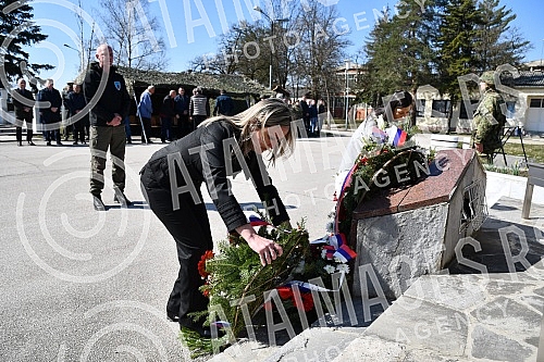 Marking the 23rd anniversary of the NATO bombing of SR Yugoslavia in 1999 in Kraljevo -  Barracks Jovo Kursula - 252 OMB commemoration of the heroes of the brigade who fell in the war in 1999. Obelezavanje 23 godine od NATO bombardovanja SR Jugosla