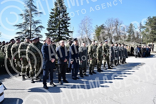 Marking the 23rd anniversary of the NATO bombing of SR Yugoslavia in 1999 in Kraljevo -  Barracks Jovo Kursula - 252 OMB commemoration of the heroes of the brigade who fell in the war in 1999. Obelezavanje 23 godine od NATO bombardovanja SR Jugosla