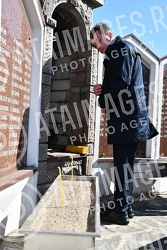 Marking the 23rd anniversary of the NATO bombing of SR Yugoslavia in 1999 in Kraljevo -  Barracks Jovo Kursula - 252 OMB commemoration of the heroes of the brigade who fell in the war in 1999. Obelezavanje 23 godine od NATO bombardovanja SR Jugosla