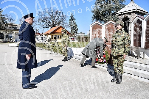 Marking the 23rd anniversary of the NATO bombing of SR Yugoslavia in 1999 in Kraljevo -  Barracks Jovo Kursula - 252 OMB commemoration of the heroes of the brigade who fell in the war in 1999. Obelezavanje 23 godine od NATO bombardovanja SR Jugosla