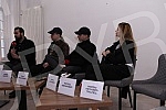 Press conference of the acting and author team of the film 