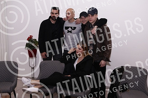 Press conference of the acting and author team of the film 