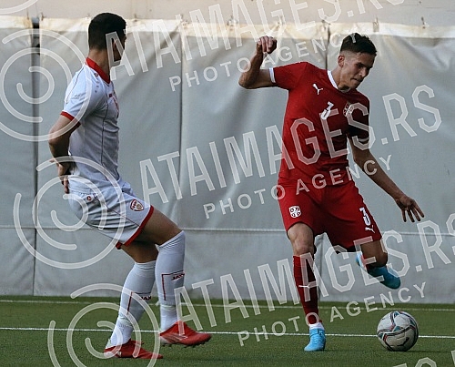The match of the 7th round of Group H of 2023 UEFA European Under-21 Championship qualification between the national teams of Serbia and Northern Macedonia was played at the FC Vozdovac stadium. Utakmica 7. kola grupe H  mlade reprezentacije u kval