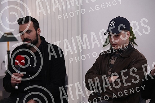 Press conference of the acting and author team of the film 