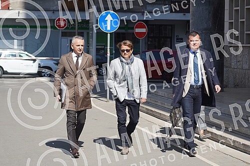 The trial of Dragan Bjelorglic for criminal acts of violent behavior before the First Basic Court in Belgrade begins.