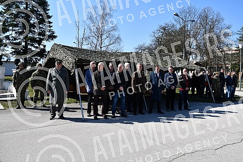 Marking the 23rd anniversary of the NATO bombing of SR Yugoslavia in 1999 in Kraljevo -  Barracks Jovo Kursula - 252 OMB commemoration of the heroes of the brigade who fell in the war in 1999. Obelezavanje 23 godine od NATO bombardovanja SR Jugosla