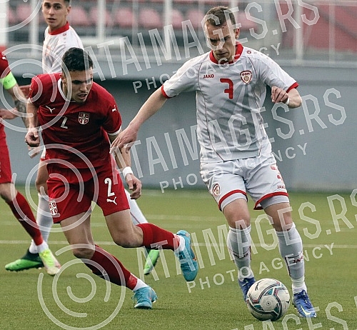 The match of the 7th round of Group H of 2023 UEFA European Under-21 Championship qualification between the national teams of Serbia and Northern Macedonia was played at the FC Vozdovac stadium. Utakmica 7. kola grupe H  mlade reprezentacije u kval