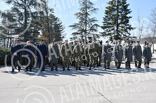 Marking the 23rd anniversary of the NATO bombing of SR Yugoslavia in 1999 in Kraljevo -  Barracks Jovo Kursula - 252 OMB commemoration of the heroes of the brigade who fell in the war in 1999. Obelezavanje 23 godine od NATO bombardovanja SR Jugosla