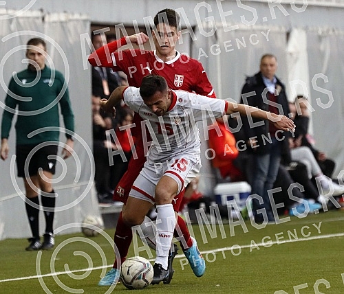 The match of the 7th round of Group H of 2023 UEFA European Under-21 Championship qualification between the national teams of Serbia and Northern Macedonia was played at the FC Vozdovac stadium. Utakmica 7. kola grupe H  mlade reprezentacije u kval