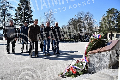 Marking the 23rd anniversary of the NATO bombing of SR Yugoslavia in 1999 in Kraljevo -  Barracks Jovo Kursula - 252 OMB commemoration of the heroes of the brigade who fell in the war in 1999. Obelezavanje 23 godine od NATO bombardovanja SR Jugosla