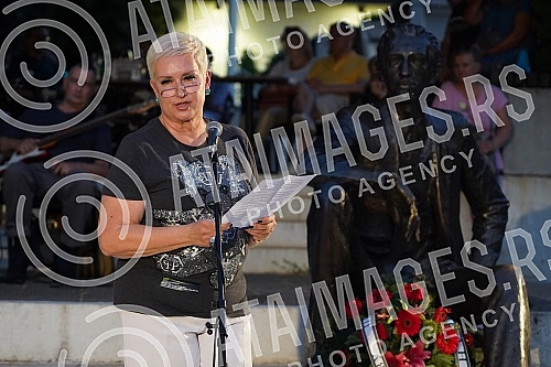 Dom omladine Beograd and the Borislav Pekic Foundation organized an event dedicated to the great man of our literature, Borislav Pekic, on the occasion of commemorating the thirty years since his death, at the Pekic monument on Cvetni trg.Dom omlad