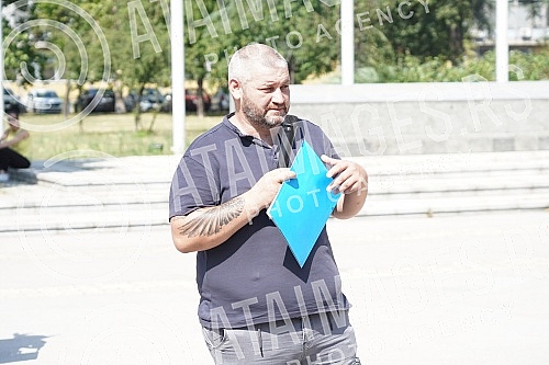 Animal rights protest in front of the Veterinary Administration.Protest za prava zivotinja ispred Uprave za veterinu.