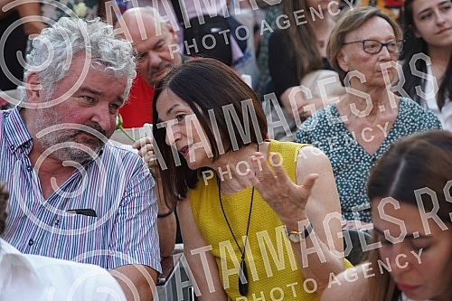 Dom omladine Beograd and the Borislav Pekic Foundation organized an event dedicated to the great man of our literature, Borislav Pekic, on the occasion of commemorating the thirty years since his death, at the Pekic monument on Cvetni trg.Dom omlad