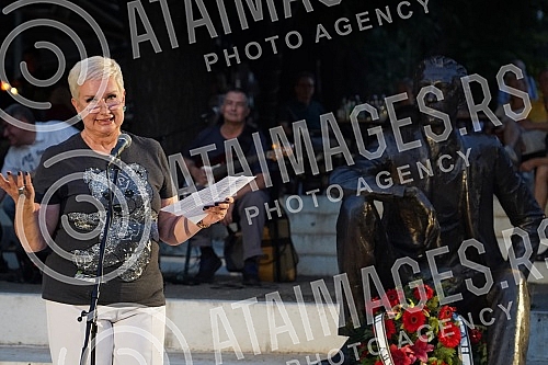Dom omladine Beograd and the Borislav Pekic Foundation organized an event dedicated to the great man of our literature, Borislav Pekic, on the occasion of commemorating the thirty years since his death, at the Pekic monument on Cvetni trg.Dom omlad